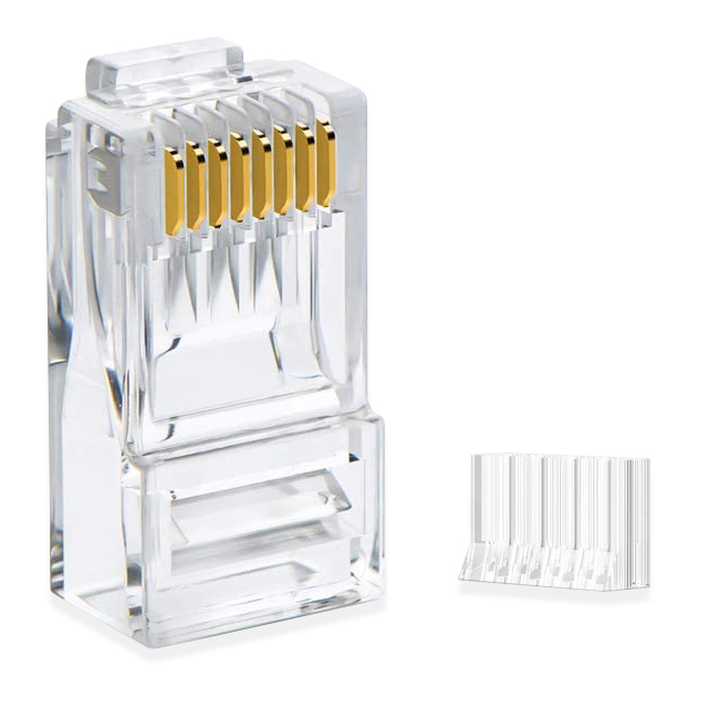 CAT6 UTP 8P8C RJ45 Modulært stik 2-delt type