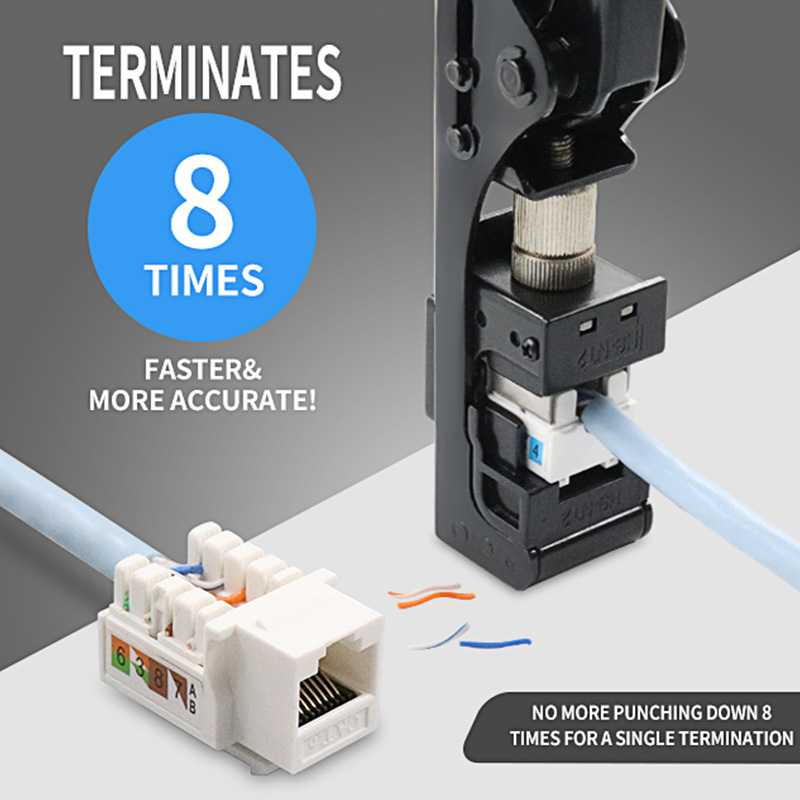 RJ45 Keystone Jack Punch Down Speed ​​Termination Tool til 90 graders PX-T-FN