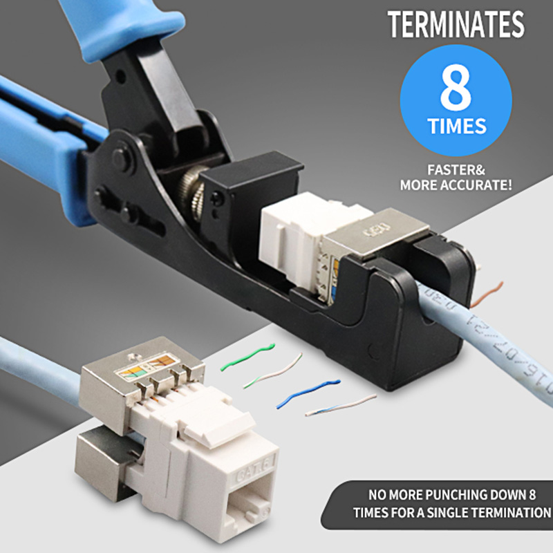 RJ45 Keystone Jack Punch Down Speed ​​Termination Tool for 180 graders PX-T-DS